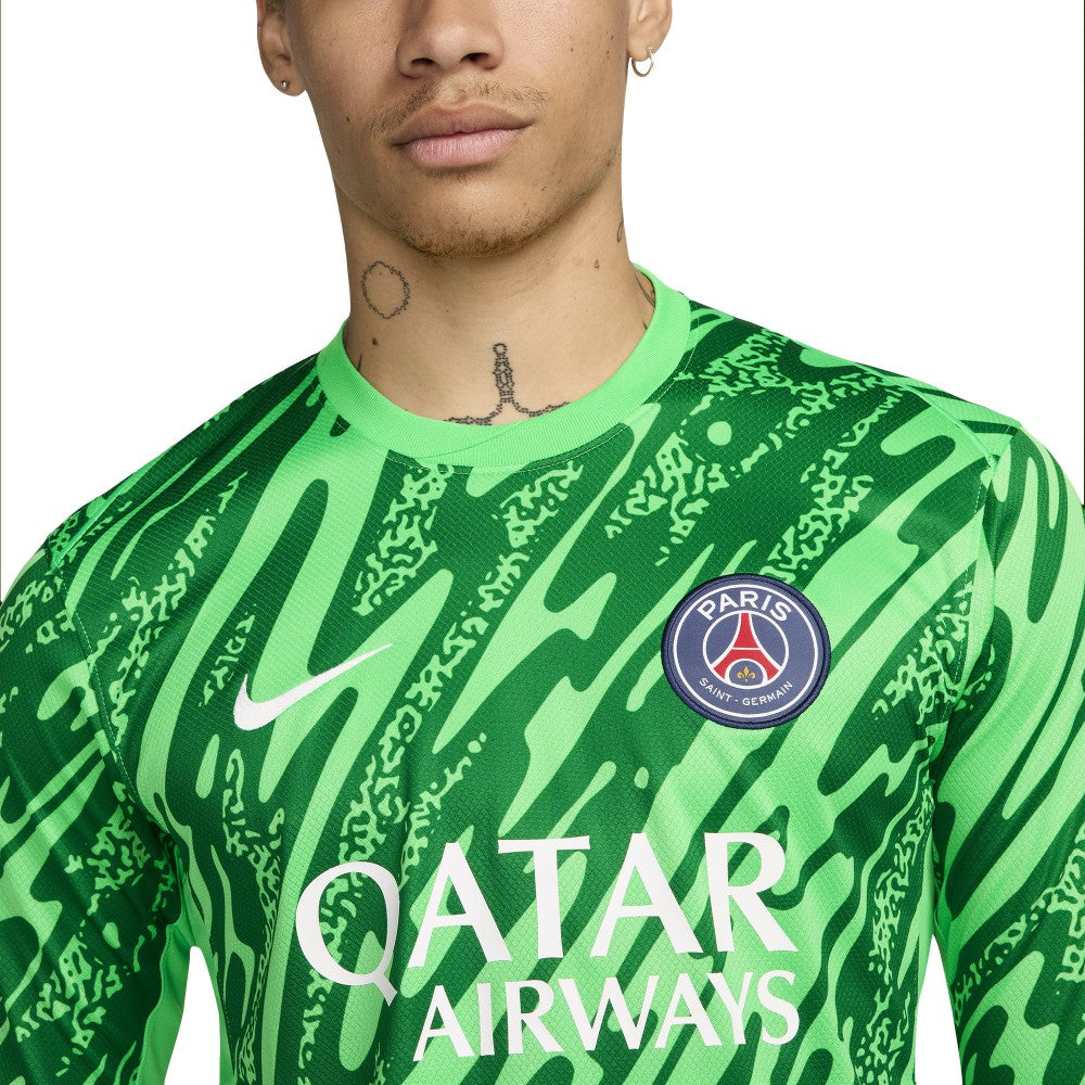 Paris Saint-Germain 2024/25 Goalkeeper Replica Stadium Long Sleeve Jersey on sale - Green 