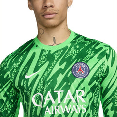 Paris Saint-Germain 2024/25 Goalkeeper Replica Stadium Long Sleeve Jersey on sale - Green 