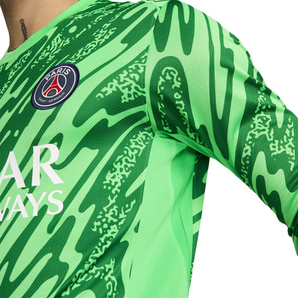 Paris Saint-Germain 2024/25 Goalkeeper Replica Stadium Long Sleeve Jersey on sale - Green 