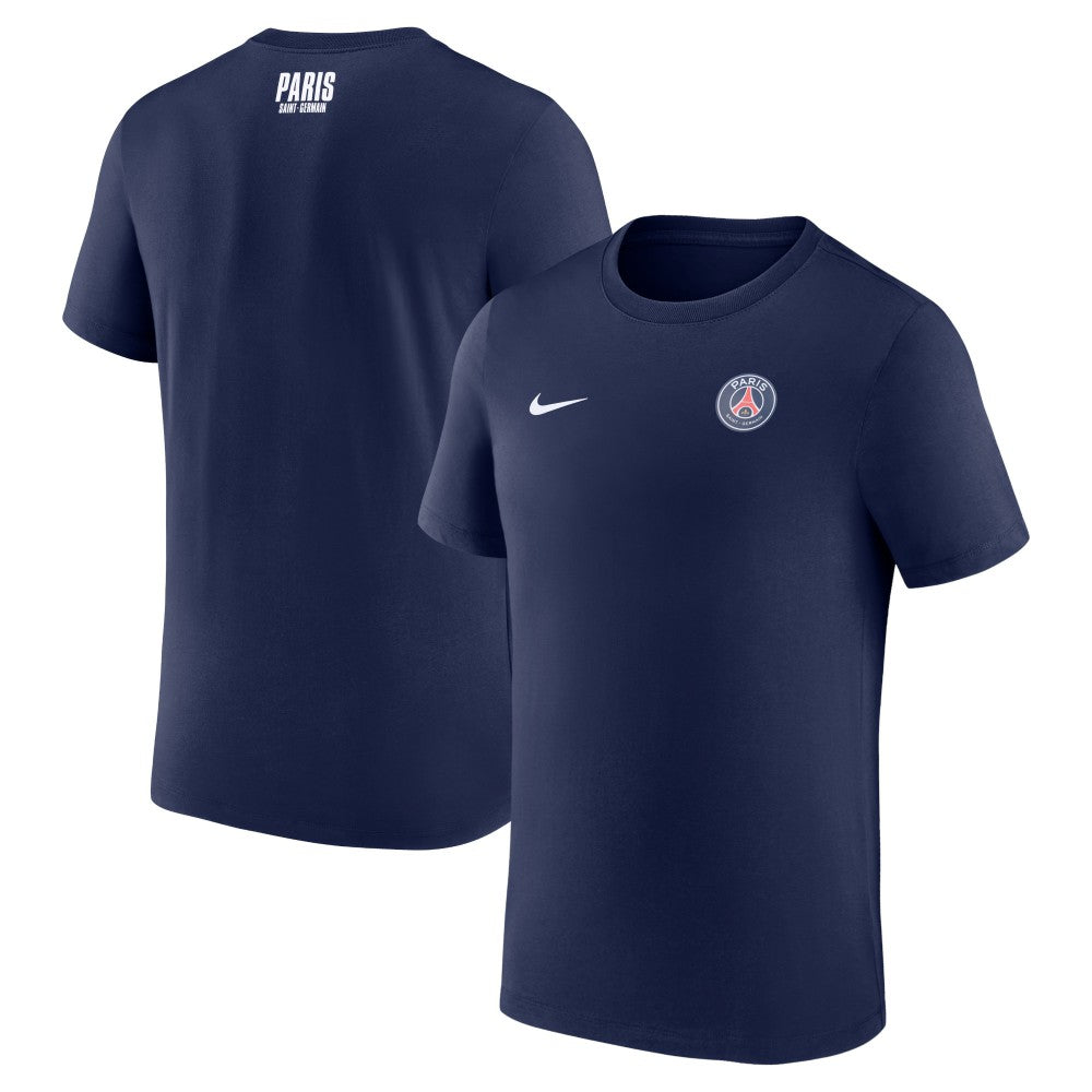 Paris Saint-Germain Club Essential T-Shirt on sale - Navy 