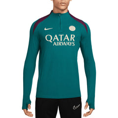Paris Saint-Germain 2024/25 Advance Strike Drill Performance Quarter-Zip Top on sale - Teal 