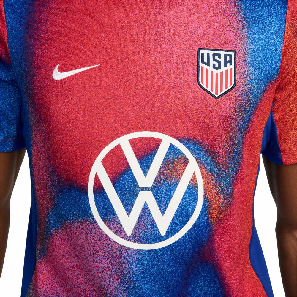 USMNT 2024 Academy Pro Pre-Match Top for sale - Royal 
