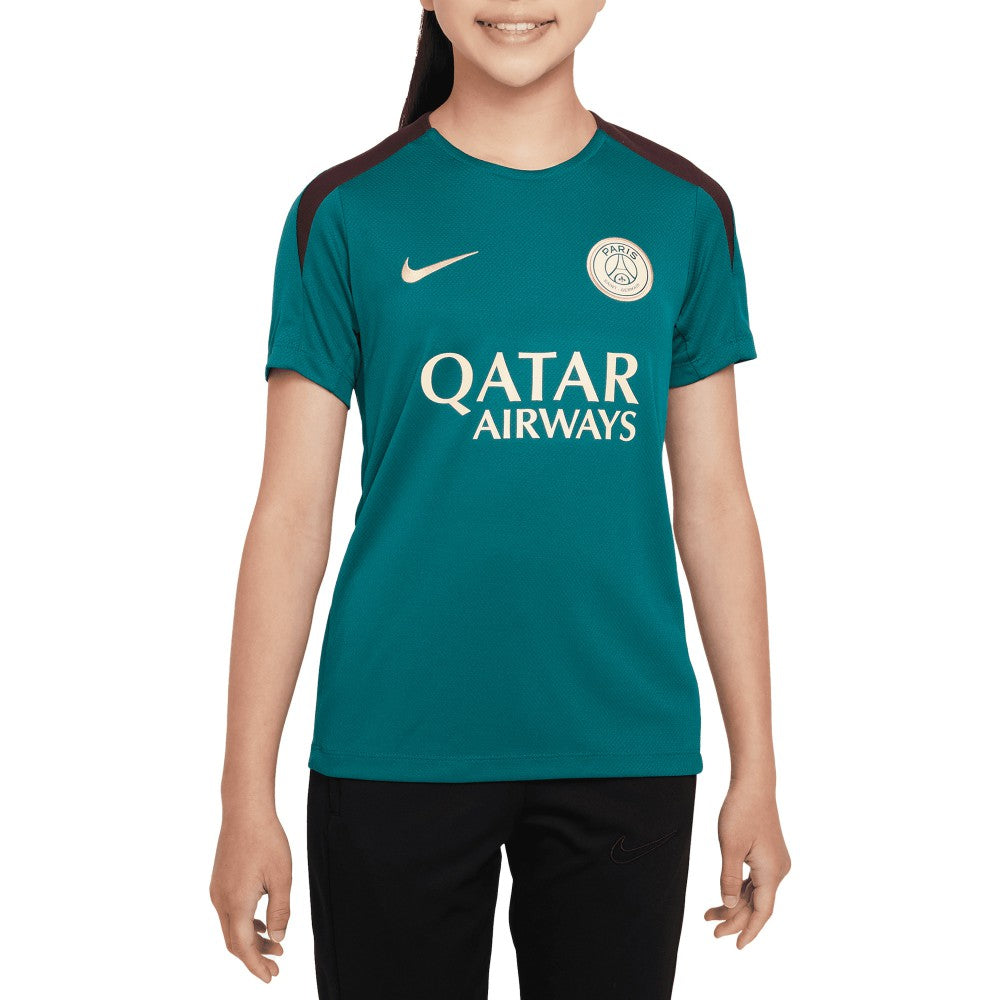 Paris Saint-Germain Youth 2024/25 Strike Training Top on sale - Teal 