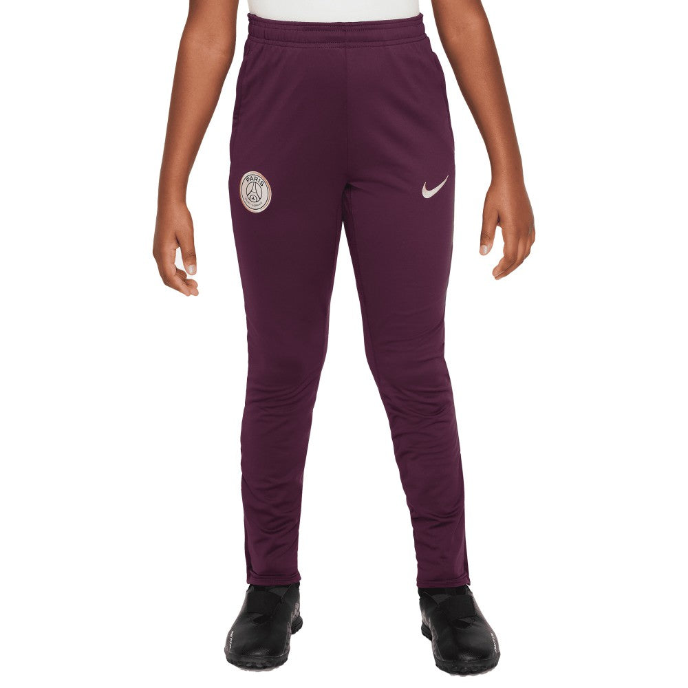 Paris Saint-Germain Youth 2024/25 Strike Training Pants on sale - Burgundy 