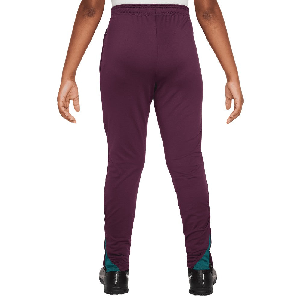 Paris Saint-Germain Youth 2024/25 Strike Training Pants on sale - Burgundy 