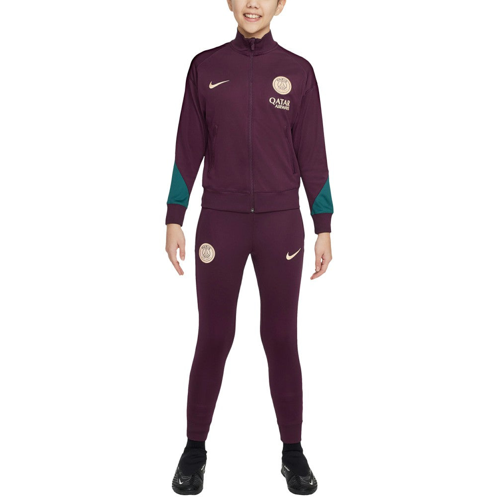 Paris Saint-Germain Youth 2024/25 Strike Performance Track Suit on sale - Burgundy 