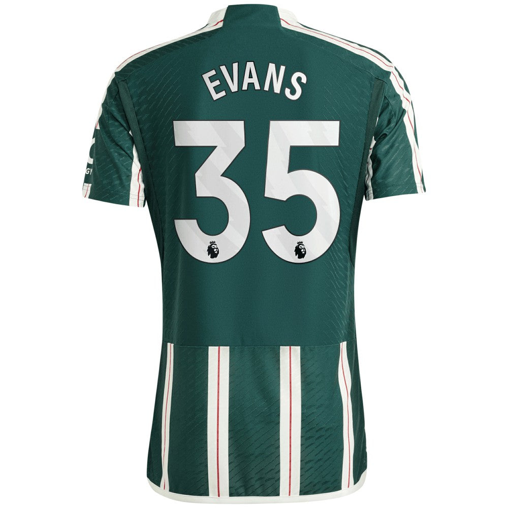 Jonny Evans Manchester United 2023/24 Away Player Jersey – Green 