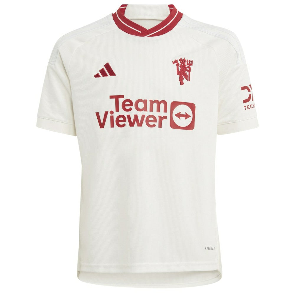Alejandro Garnacho Manchester United Youth 2023/24 Third Replica Player Jersey – White 