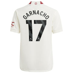 Alejandro Garnacho Manchester United Youth 2023/24 Third Replica Player Jersey – White 