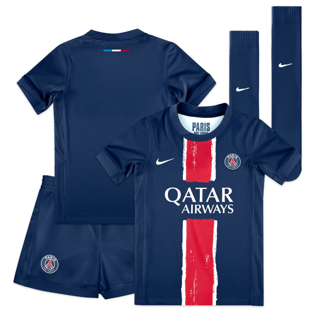 Paris Saint-Germain Preschool 2024/25 Home Replica Stadium Kit Set on sale - Navy 