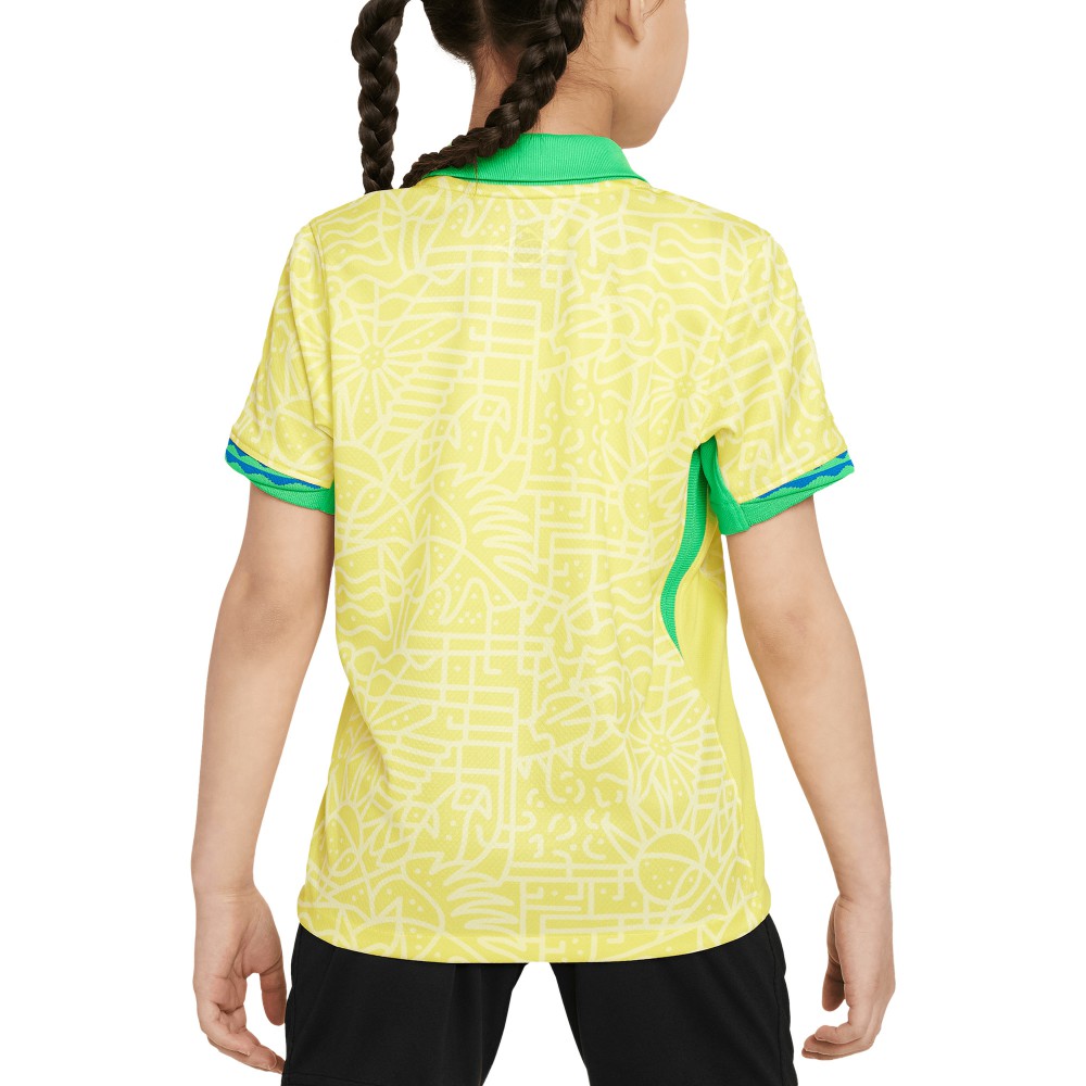 Brazil National Team Preschool 2024 Home Replica Stadium Jersey for sale - Yellow 