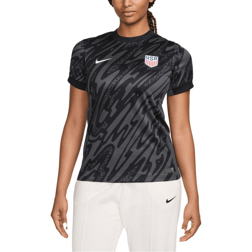 USMNT Women's 2024 Goalkeeper Replica Stadium Jersey on sale - Black 