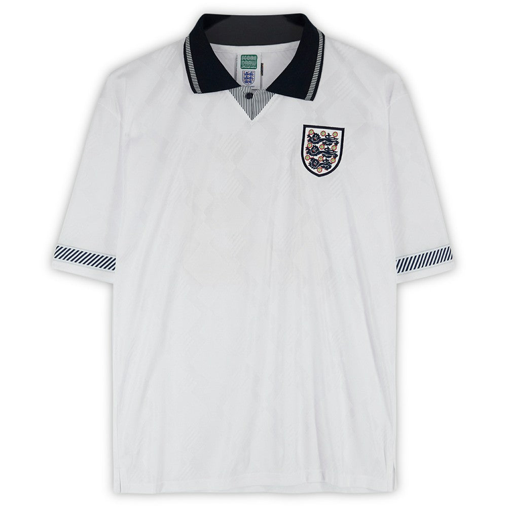 Paul Gascoigne England National Team Autographed 1990 Home Jersey 
