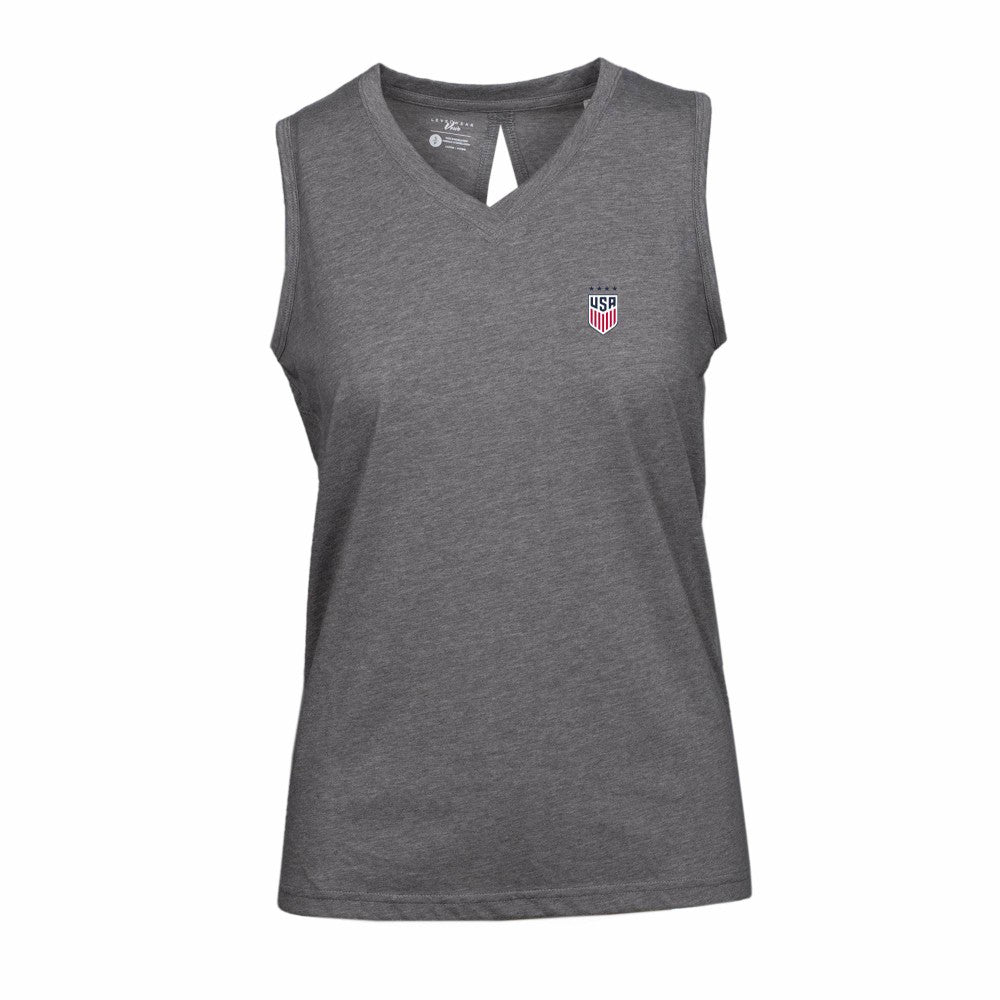 USWNT Levelwear Women's Paisley Tank Top on sale - Gray 