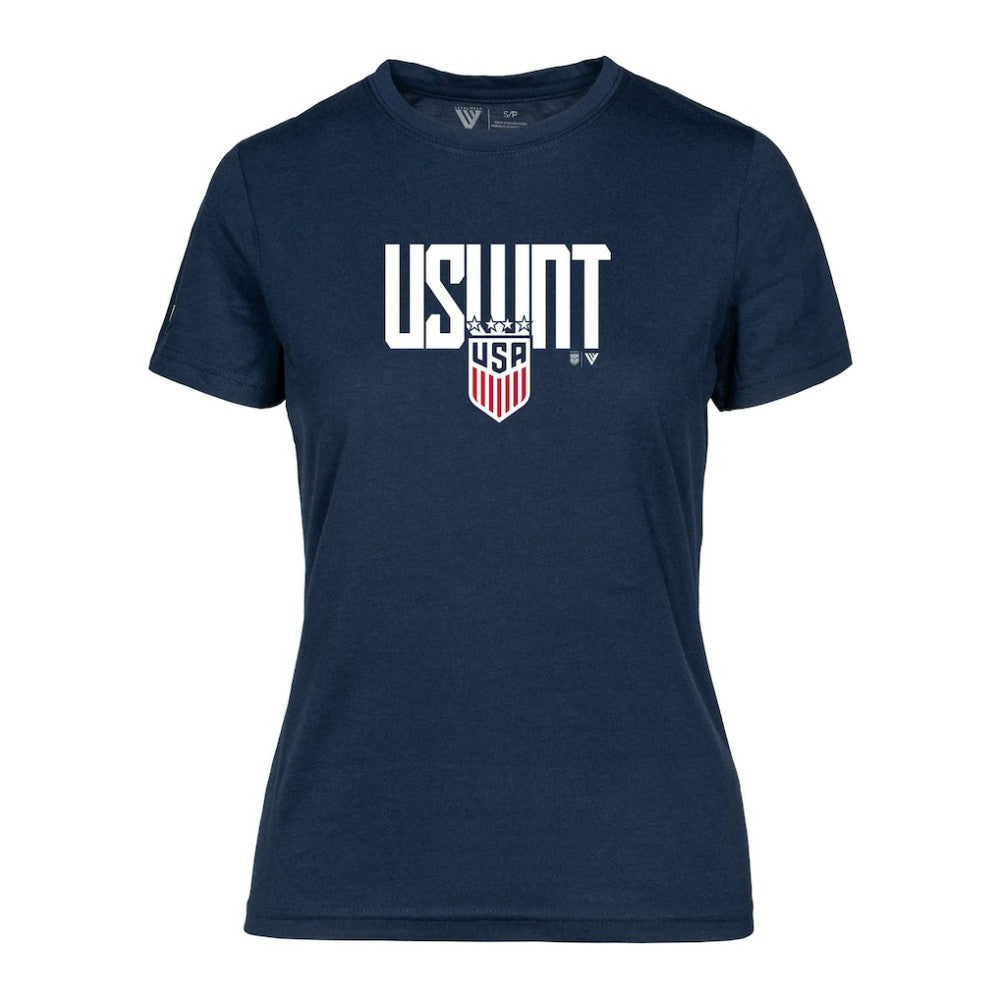 USWNT Levelwear Women's Maddox Elevate T-Shirt on sale - Navy 