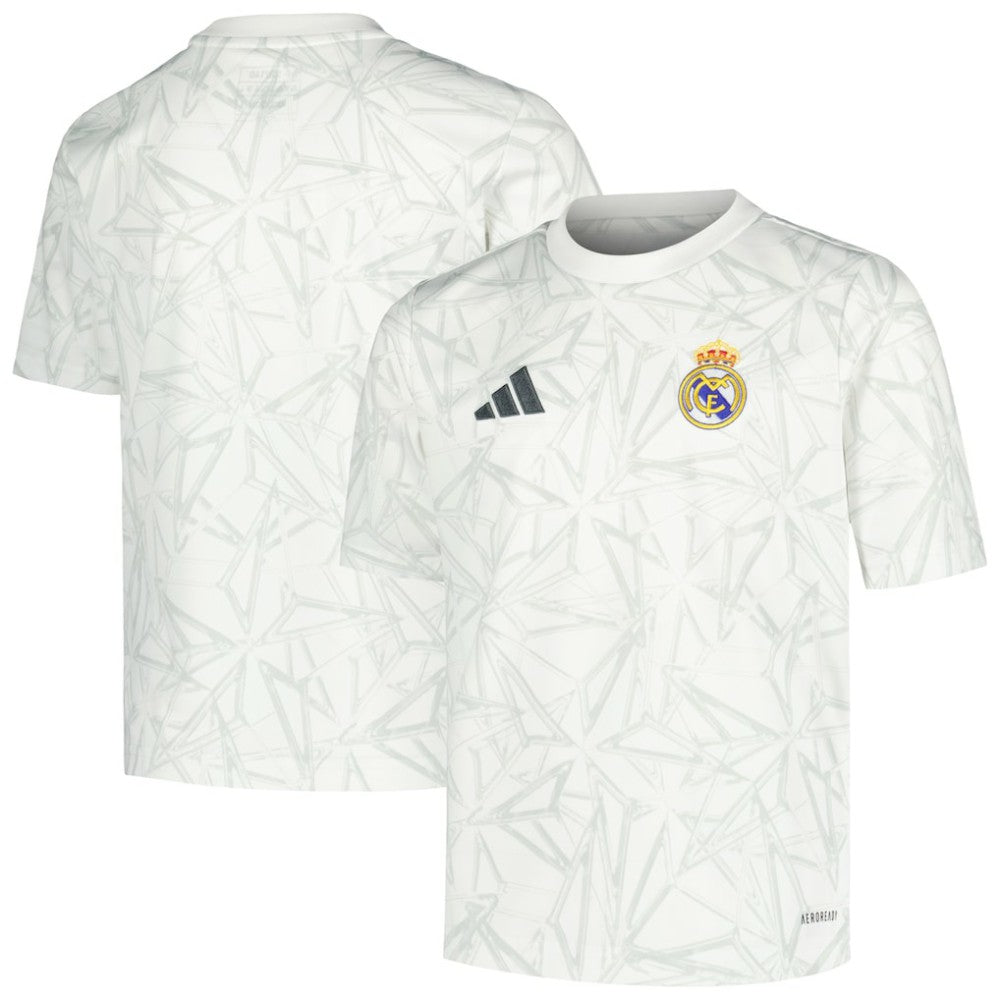 Real Madrid Youth 2024/25 Pre-Match Top Discount - White 