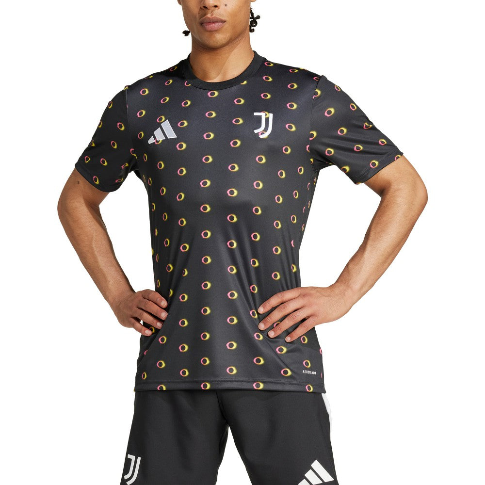 Juventus 2024/25 Slim Fit Pre-Match Top Discount - Black 