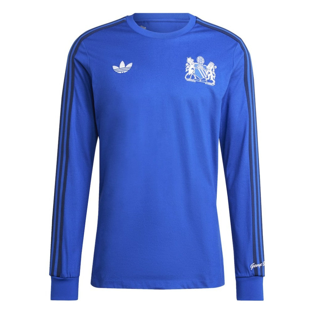 Manchester United x George Best Originals Lifestyler Long Sleeve Jersey Discount - Blue 
