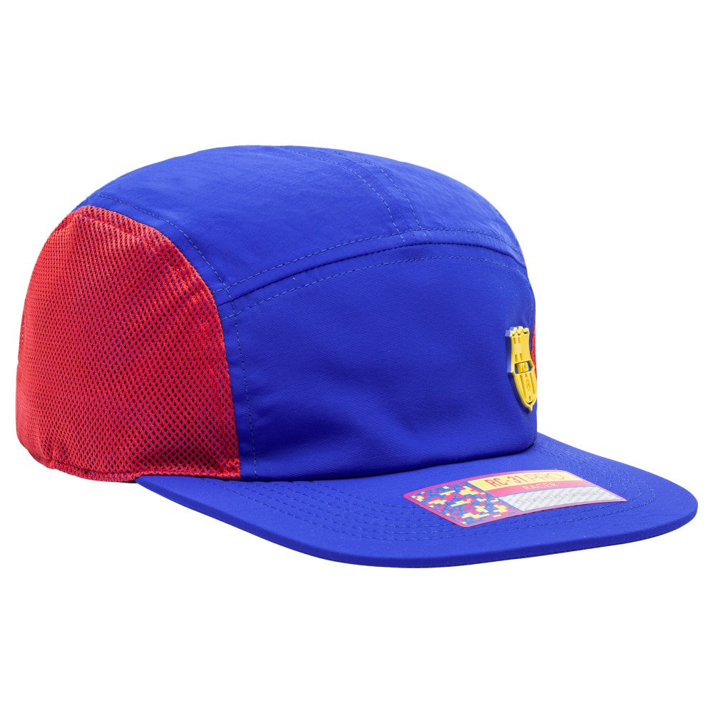Barcelona Unisex Wing Racer Adjustable Hat on sale - Blue 