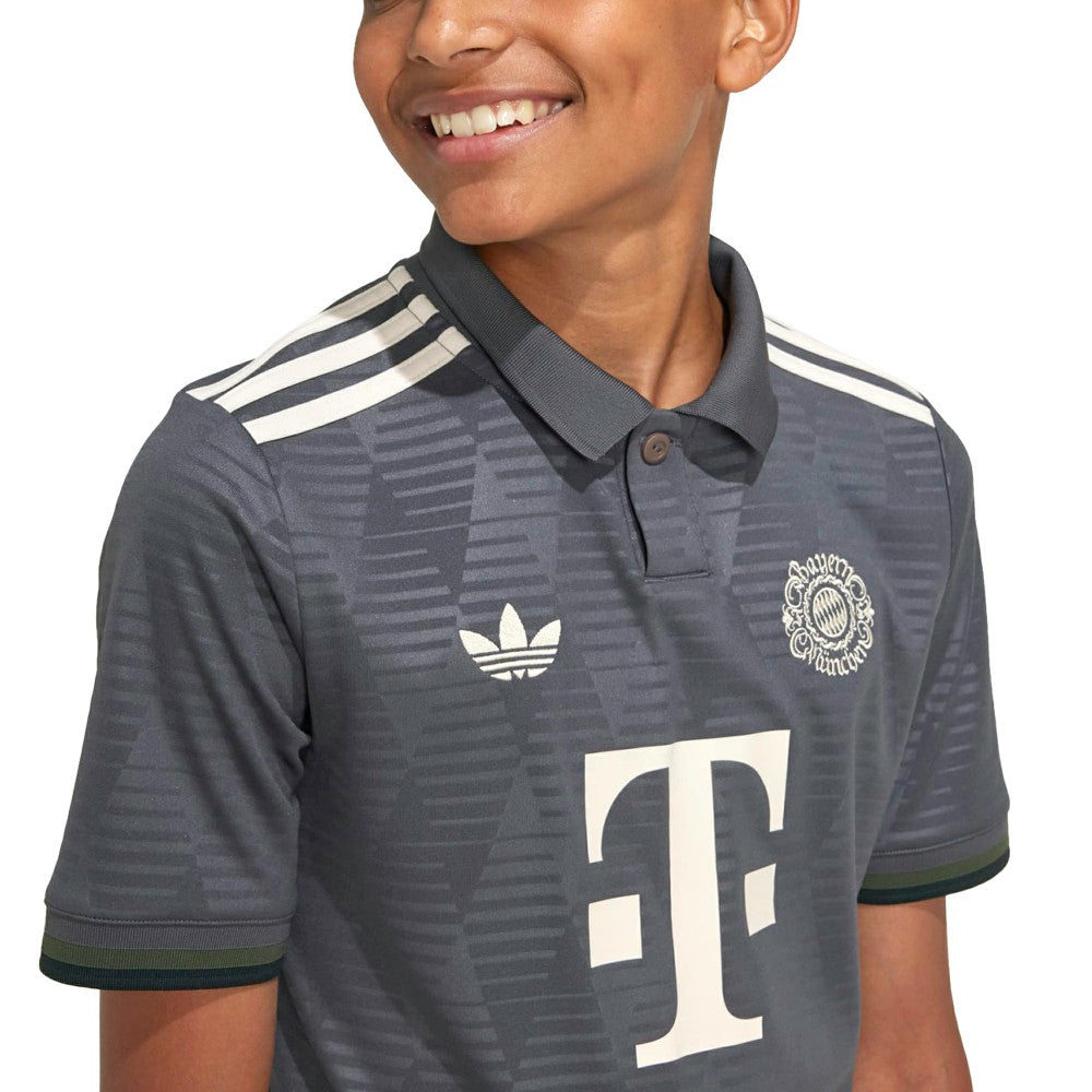 Bayern Munich Youth 2024/25 Wiesn Replica Jersey on sale - Gray 