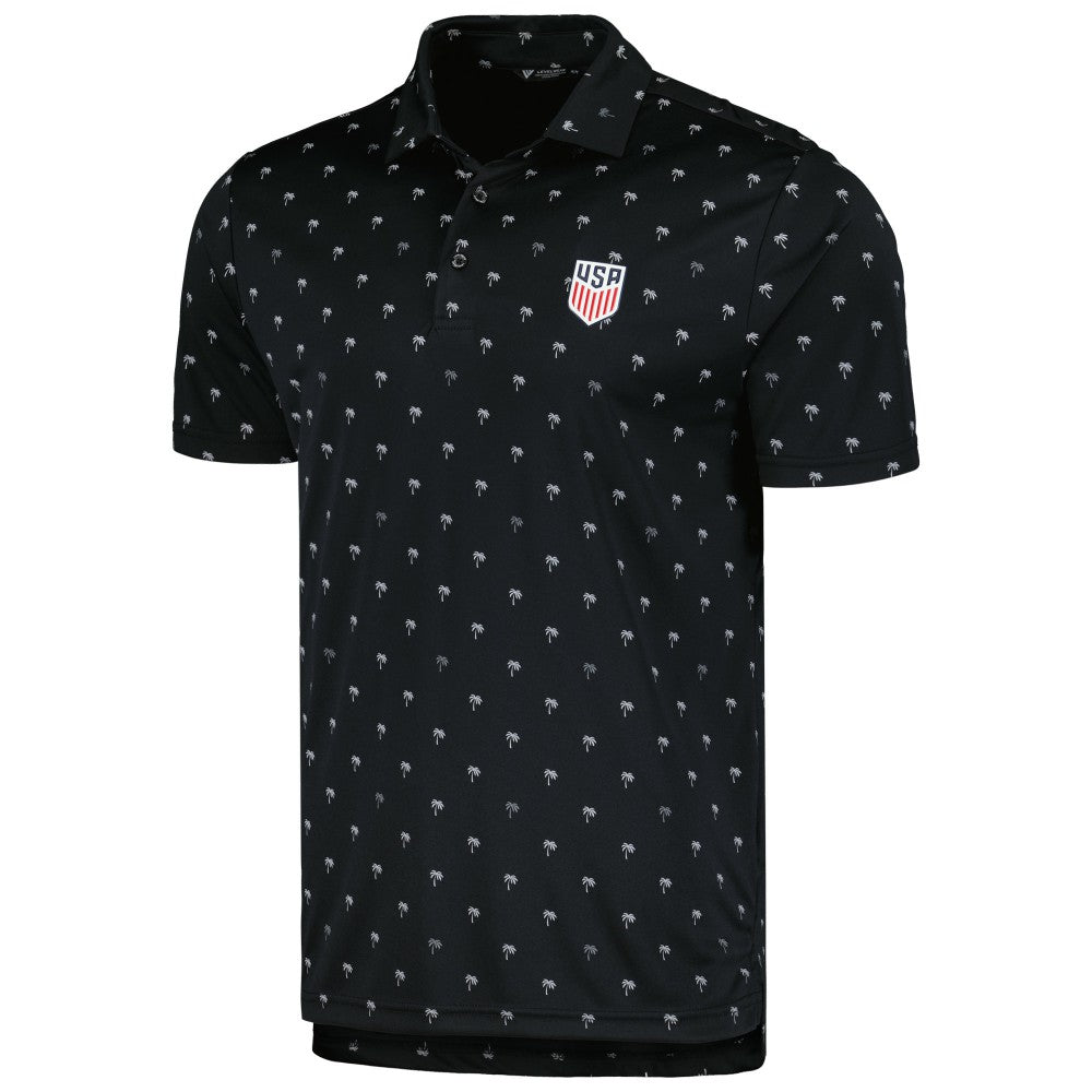 USMNT Levelwear Groove Performance Polo for sale - Black 
