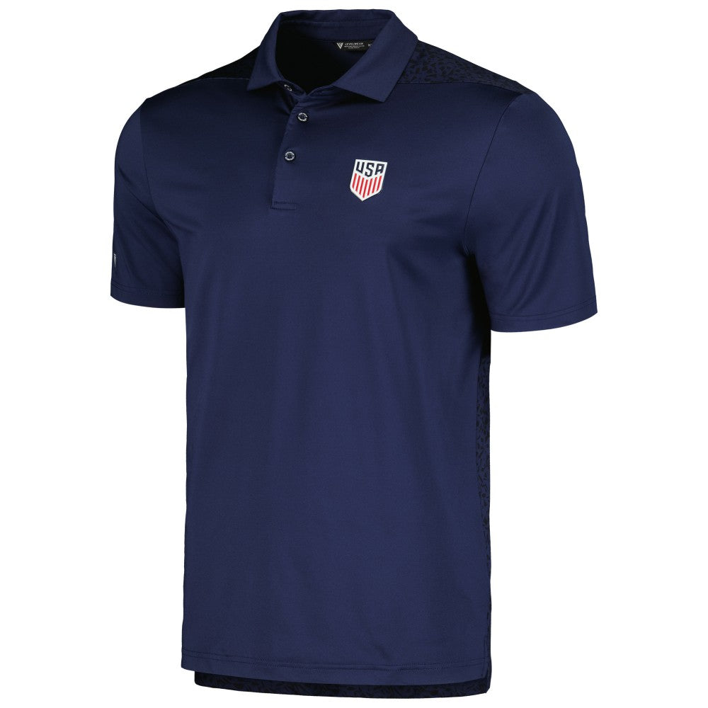 USMNT Levelwear Spry Performance Polo for sale - Navy 