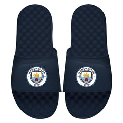 Manchester City ISlide Youth Primary Logo Slide Sandals Discount - Navy 