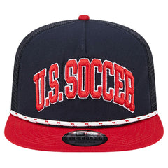 USWNT New Era Throwback Golfer Snapback Hat on sale - Navy 