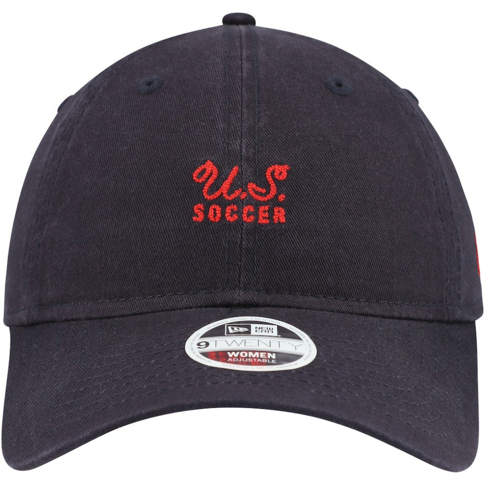 USWNT New Era Women's Throwback 9TWENTY Adjustable Hat on sale - Navy 