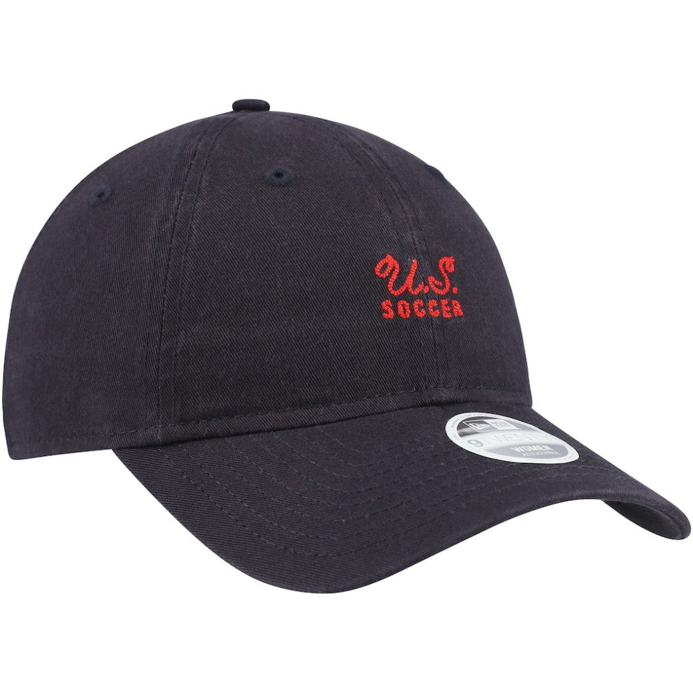 USWNT New Era Women's Throwback 9TWENTY Adjustable Hat on sale - Navy 