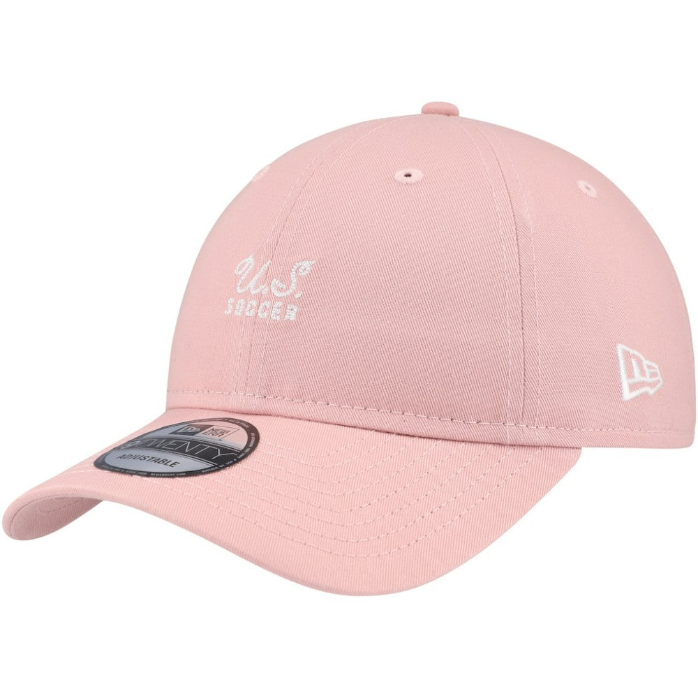 USMNT New Era Women's Throwback 9TWENTY Adjustable Hat on sale - Pink 