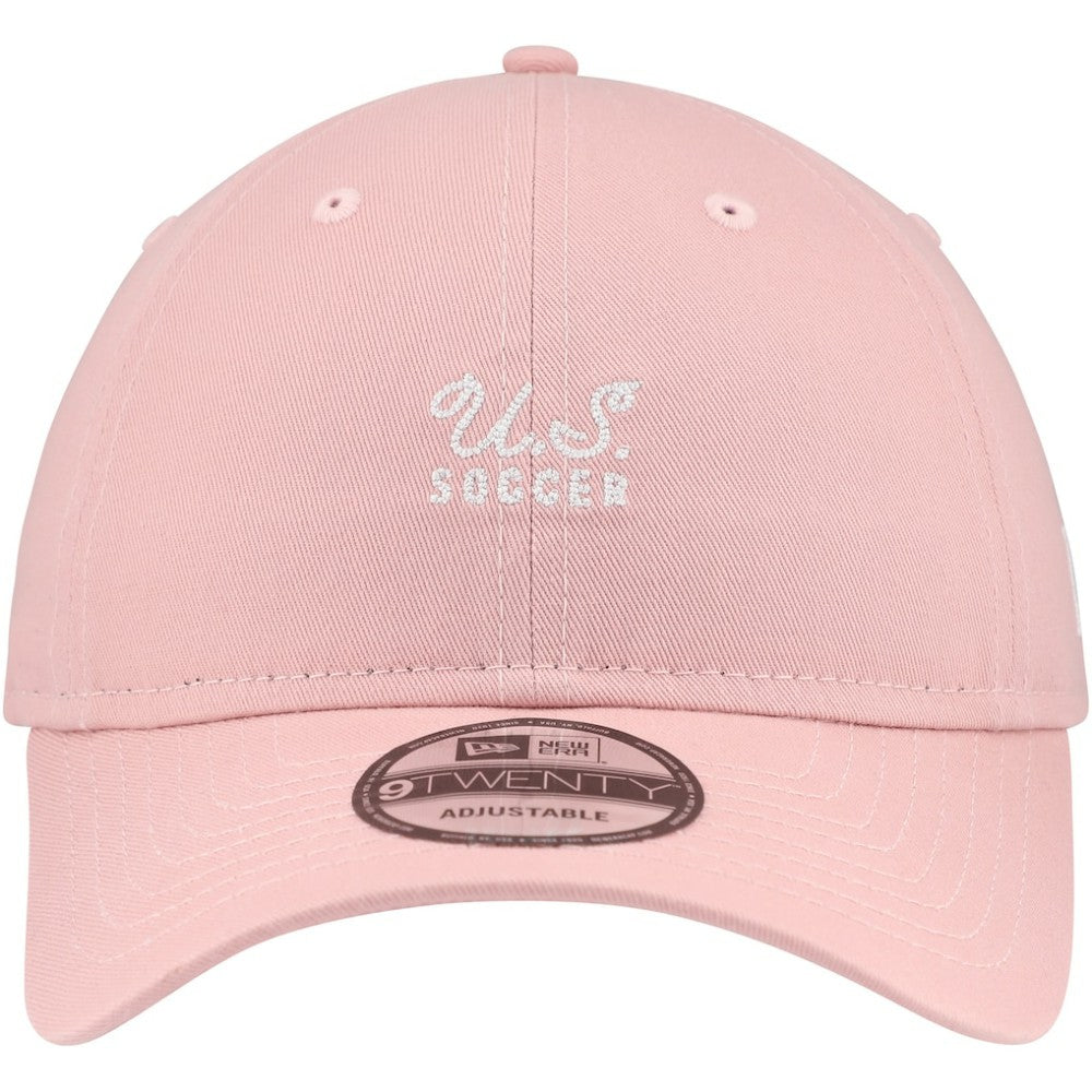 USMNT New Era Women's Throwback 9TWENTY Adjustable Hat on sale - Pink 