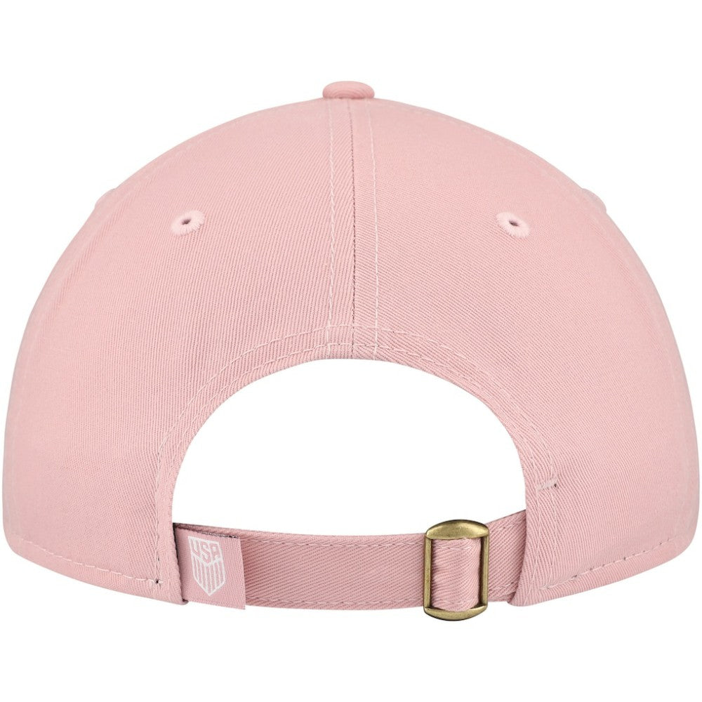 USMNT New Era Women's Throwback 9TWENTY Adjustable Hat on sale - Pink 
