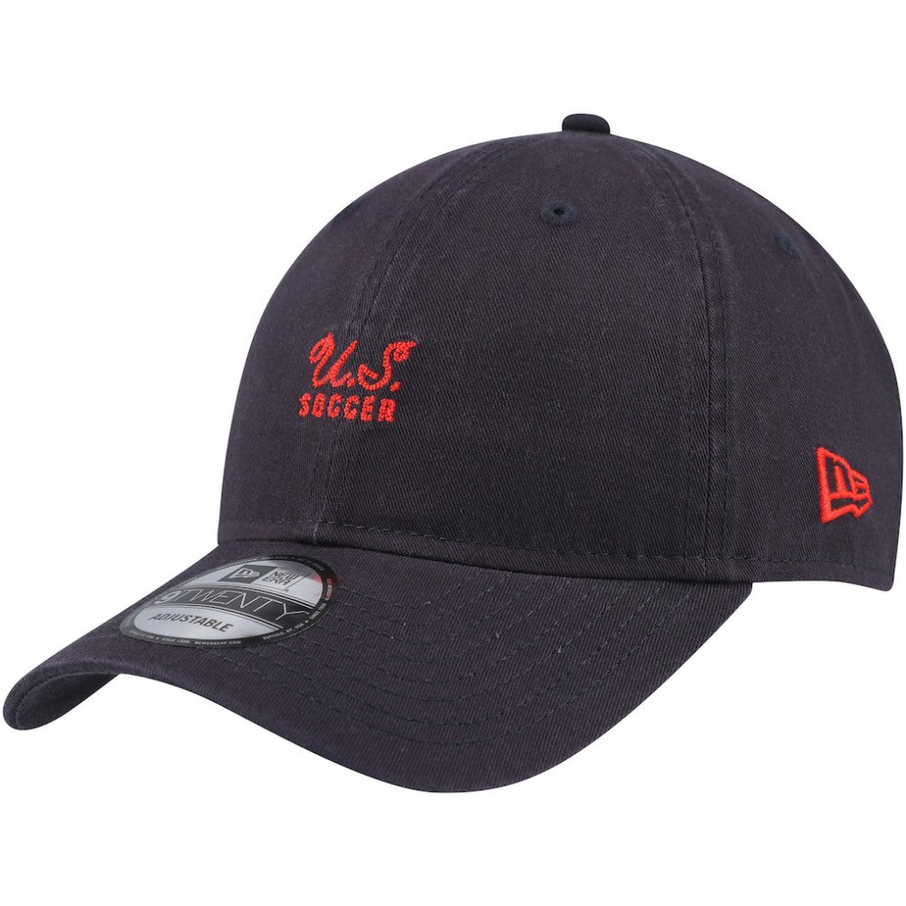 USMNT New Era Women's Throwback 9TWENTY Adjustable Hat on sale - Navy 