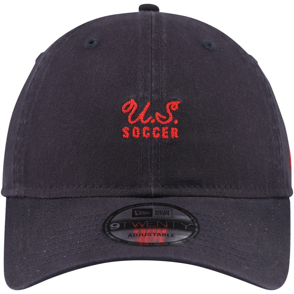 USMNT New Era Women's Throwback 9TWENTY Adjustable Hat on sale - Navy 