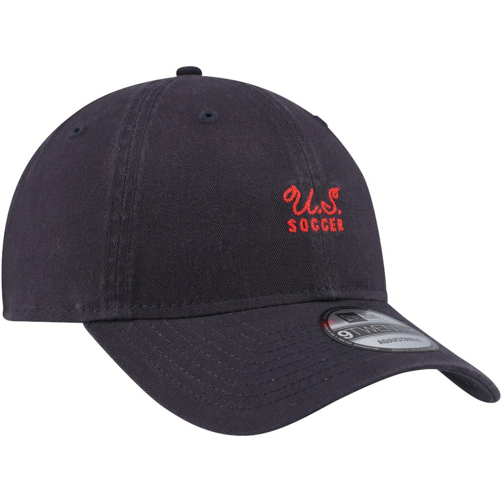 USMNT New Era Women's Throwback 9TWENTY Adjustable Hat on sale - Navy 