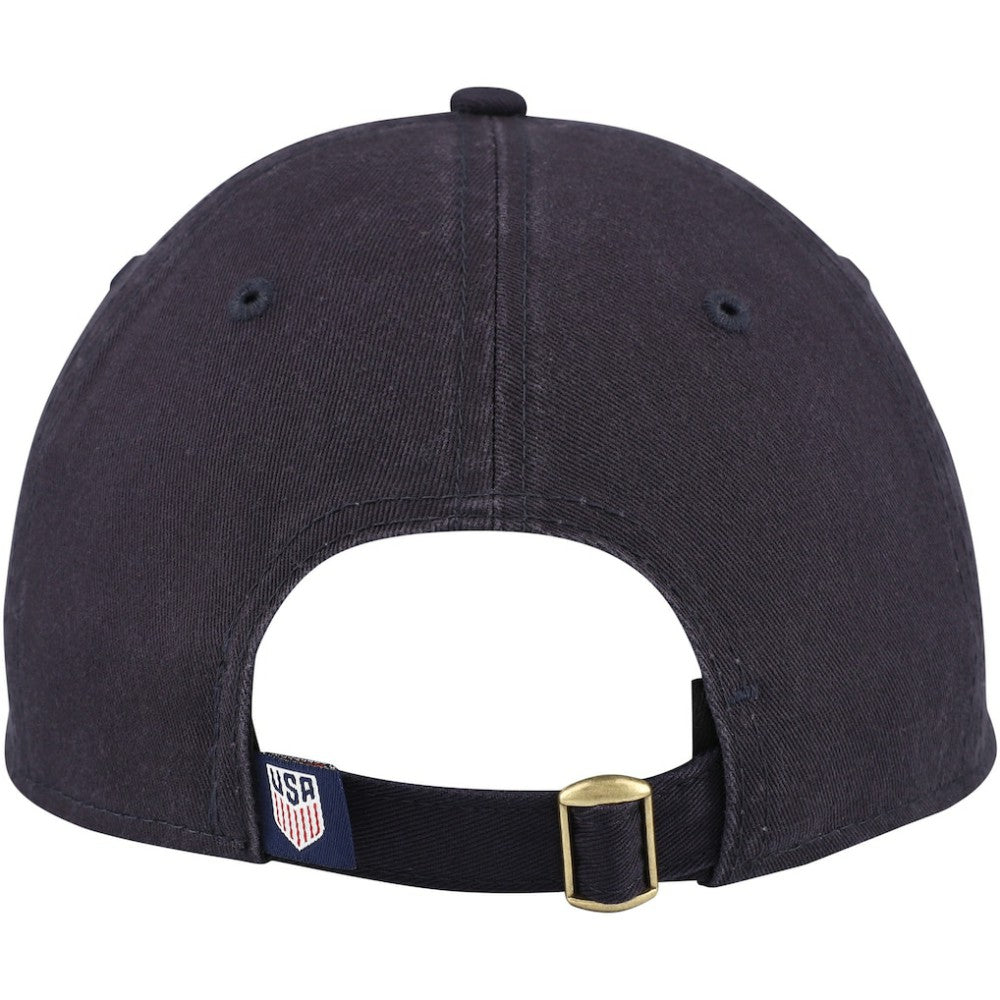 USMNT New Era Women's Throwback 9TWENTY Adjustable Hat on sale - Navy 