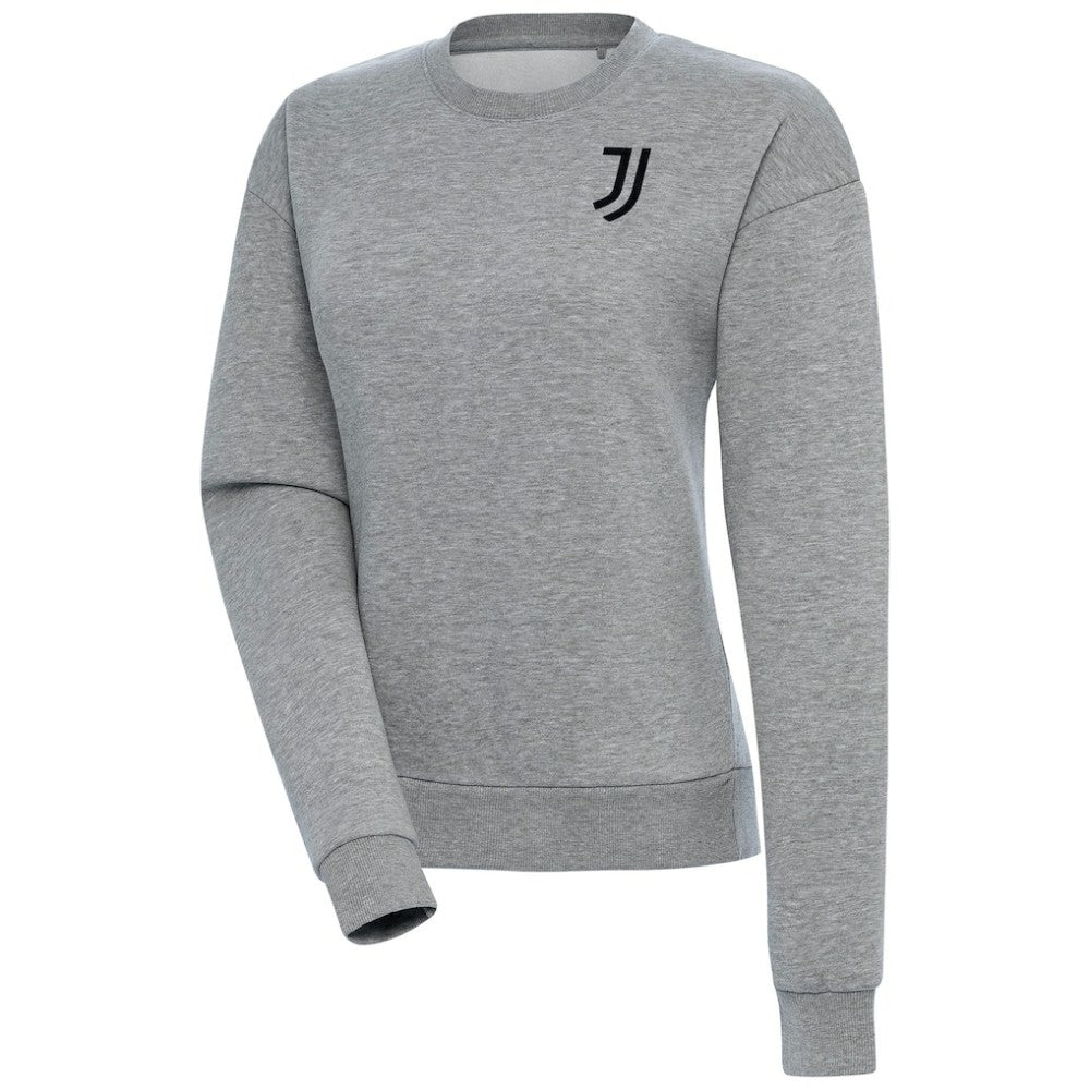 Juventus Women's Takeover Crewneck Pullover Sweatshirt Discount - Heather Gray 