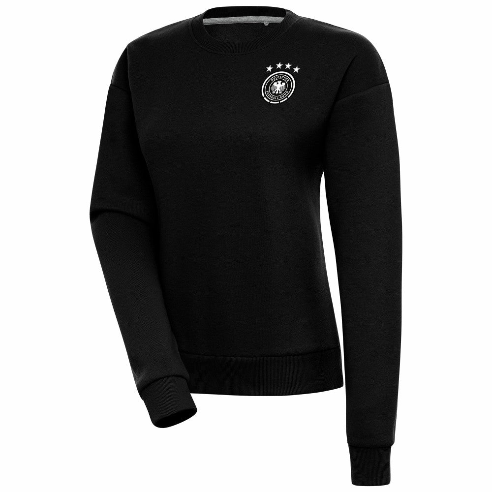 Germany National Team Women's Takeover Crewneck Pullover Sweatshirt for sale - Black 