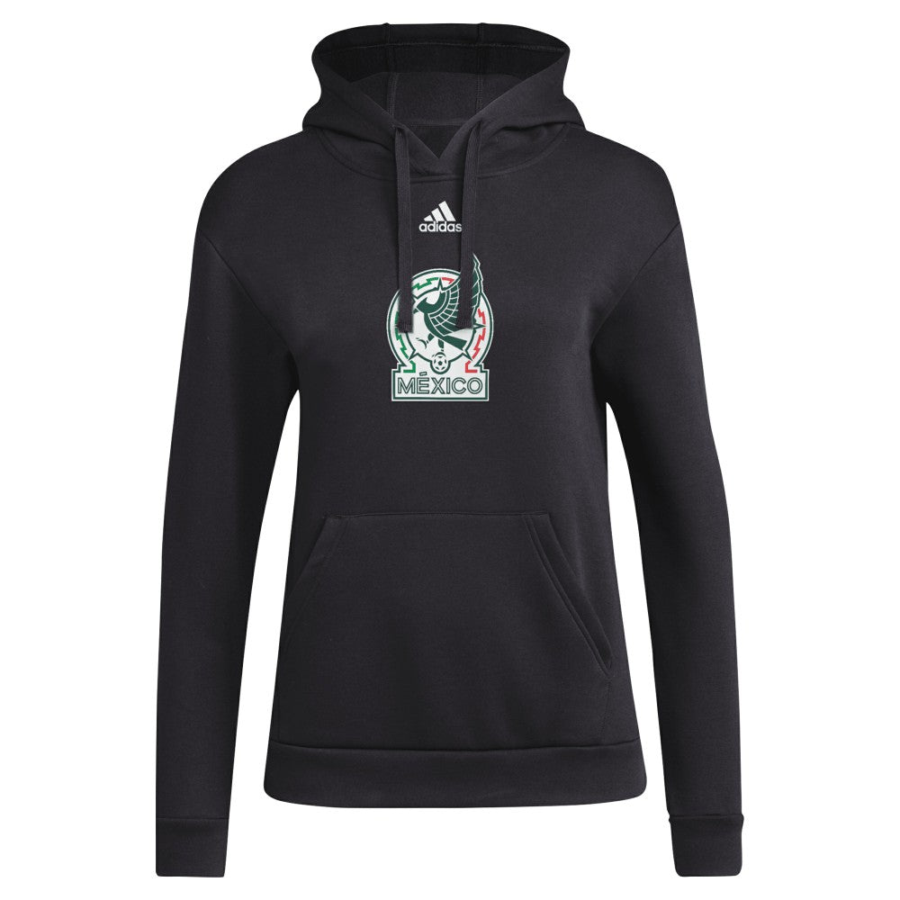 Mexico National Team Women's Crest Pullover Hoodie for sale - Black 