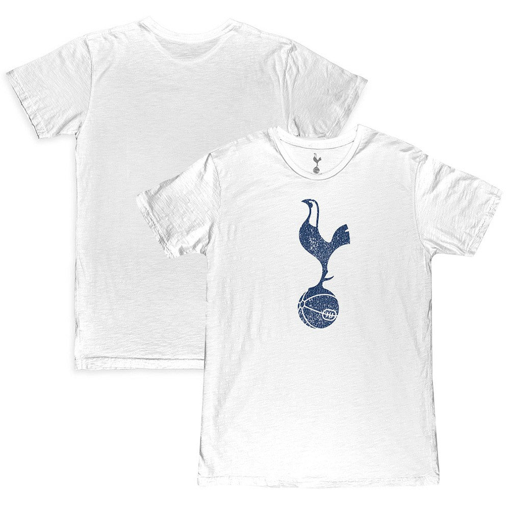 Tottenham Hotspur 1863FC Mono Crest Slub T-Shirt Sale - White 