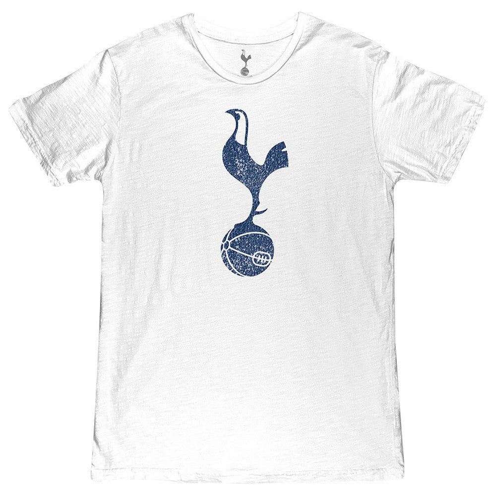 Tottenham Hotspur 1863FC Mono Crest Slub T-Shirt Sale - White 
