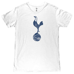 Tottenham Hotspur 1863FC Mono Crest Slub T-Shirt Sale - White 