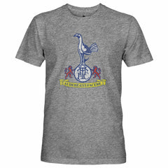 Tottenham Hotspur 1863FC Retro Crest Twisted Tri-Blend Slub T-Shirt Sale - Heather Gray 