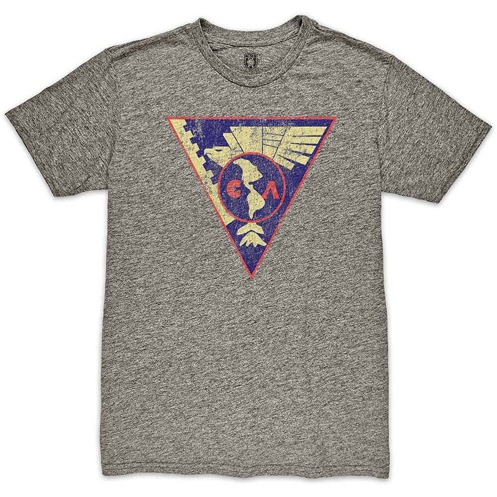 Club America 1863FC Retro Crest Twisted Tri-Blend Slub T-Shirt Discount - Heather Gray 