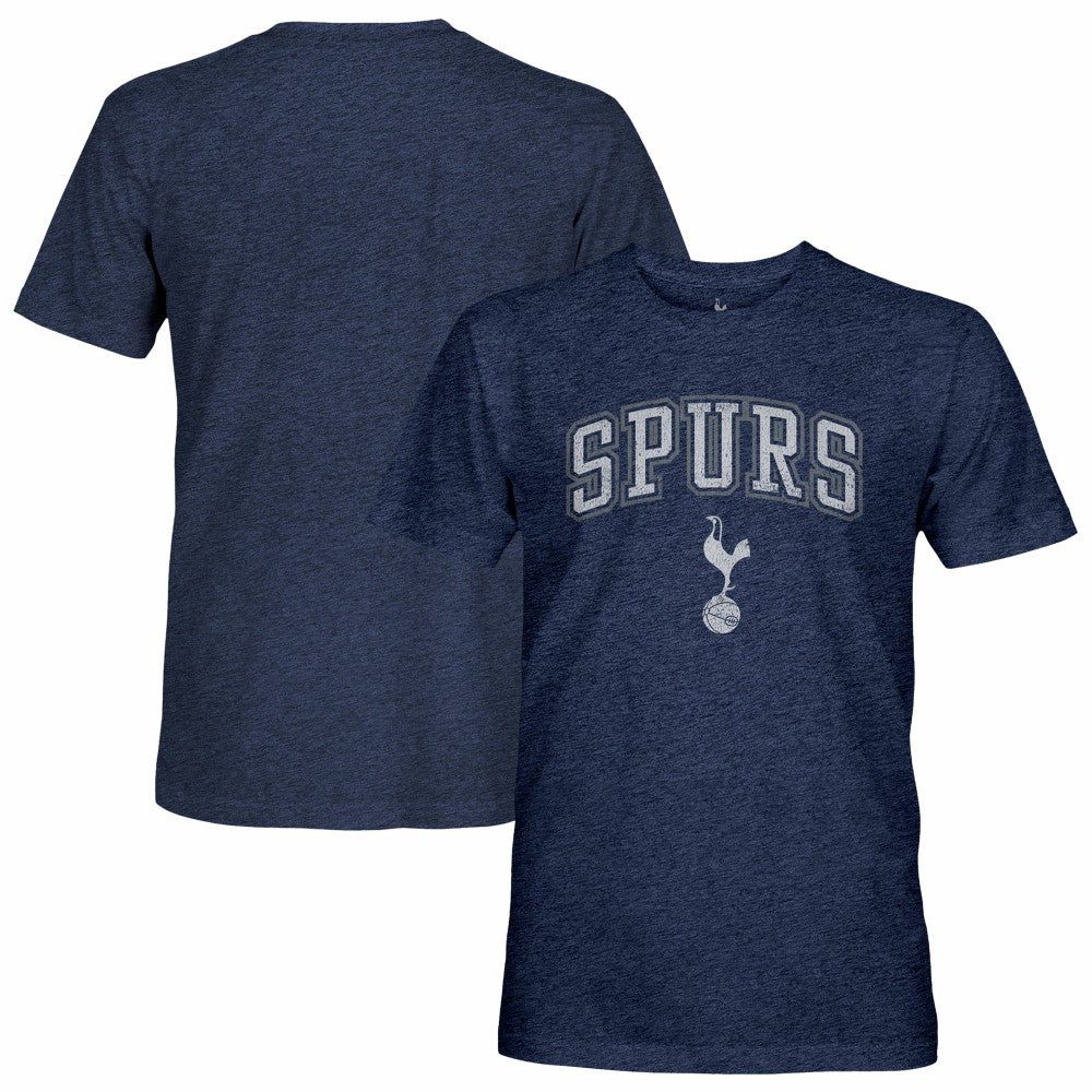 Tottenham Hotspur 1863FC Wordmark Twisted Tri-Blend Slub T-Shirt Sale - Heather Navy 