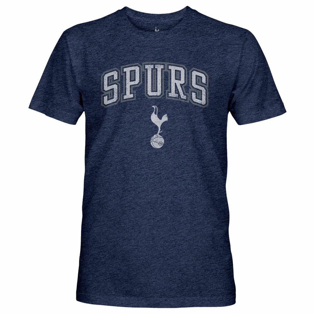 Tottenham Hotspur 1863FC Wordmark Twisted Tri-Blend Slub T-Shirt Sale - Heather Navy 