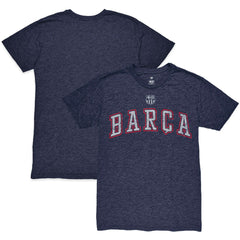 Barcelona 1863FC Wordmark Twisted Tri-Blend Slub T-Shirt on sale - Heather Navy 