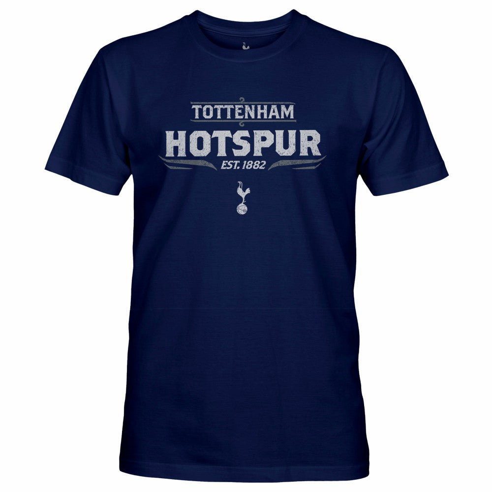 Tottenham Hotspur 1863FC Team Legacy Slub T-Ahirt Sale - Navy 