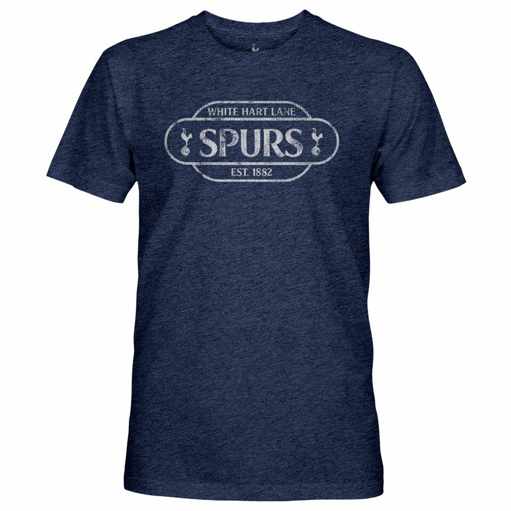 Tottenham Hotspur 1863FC Landmark Twisted Tri-Blend Slub T-Shirt Sale - Heather Navy 